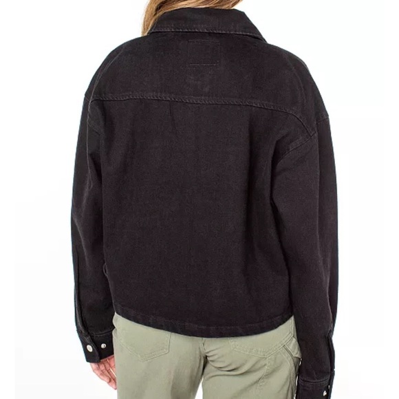 NWT Celebrity Pink Black Utility Jacket Size Large - Picture 6 of 8